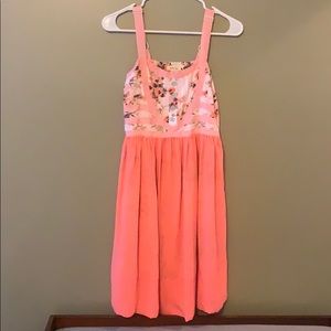 MJ Floral and Coral Dress